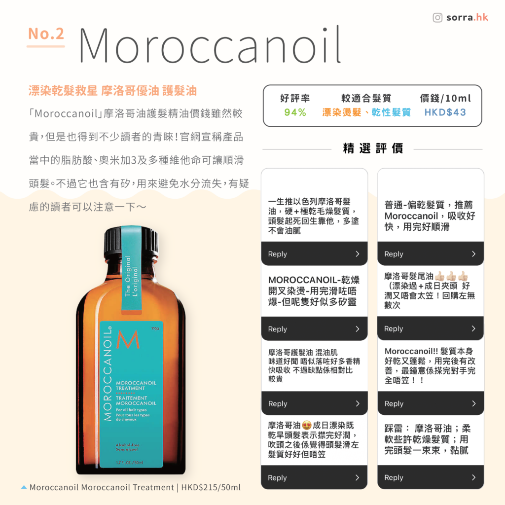 Moroccanoil 摩洛哥優油 護髮油 Moroccanoil 摩洛哥優油 護髮油