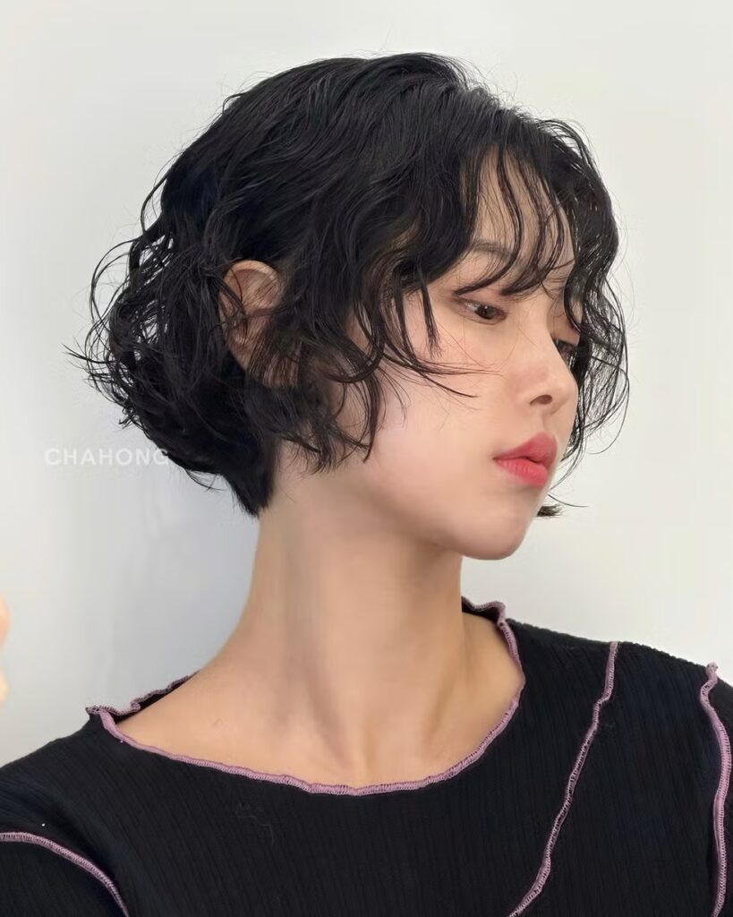 小鬈髮造型