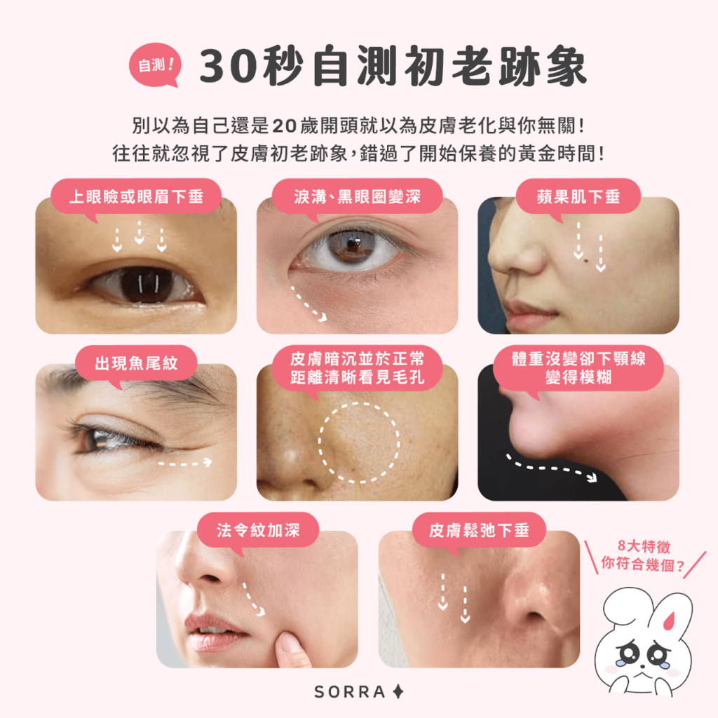 OLAY30秒自測初老跡象 OLAY30秒自測初老跡象